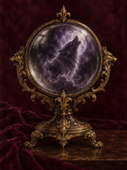 An ornate Truthglass relic